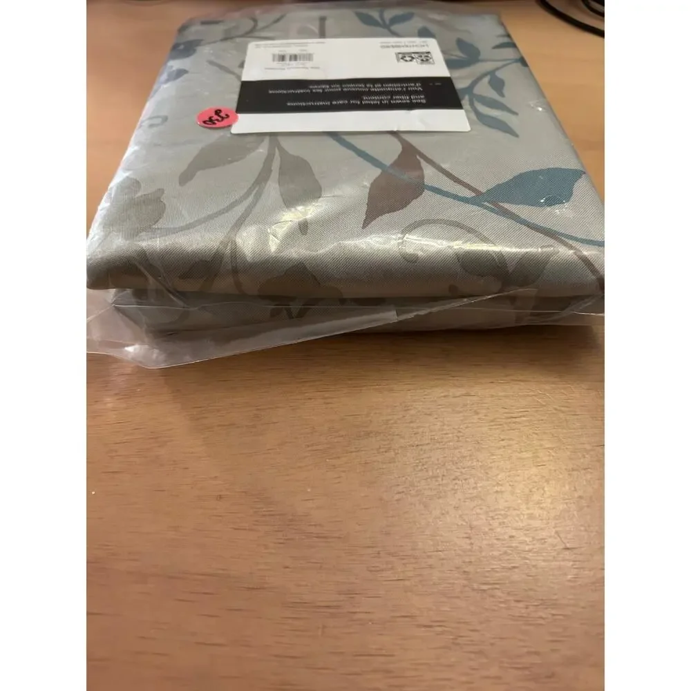 New Sun Zero Thermal Insulated Blackout Curtain Panel Gray Blue Tan 54 x 84
